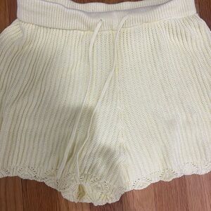 Wild Fable Ivory Knit Shorts